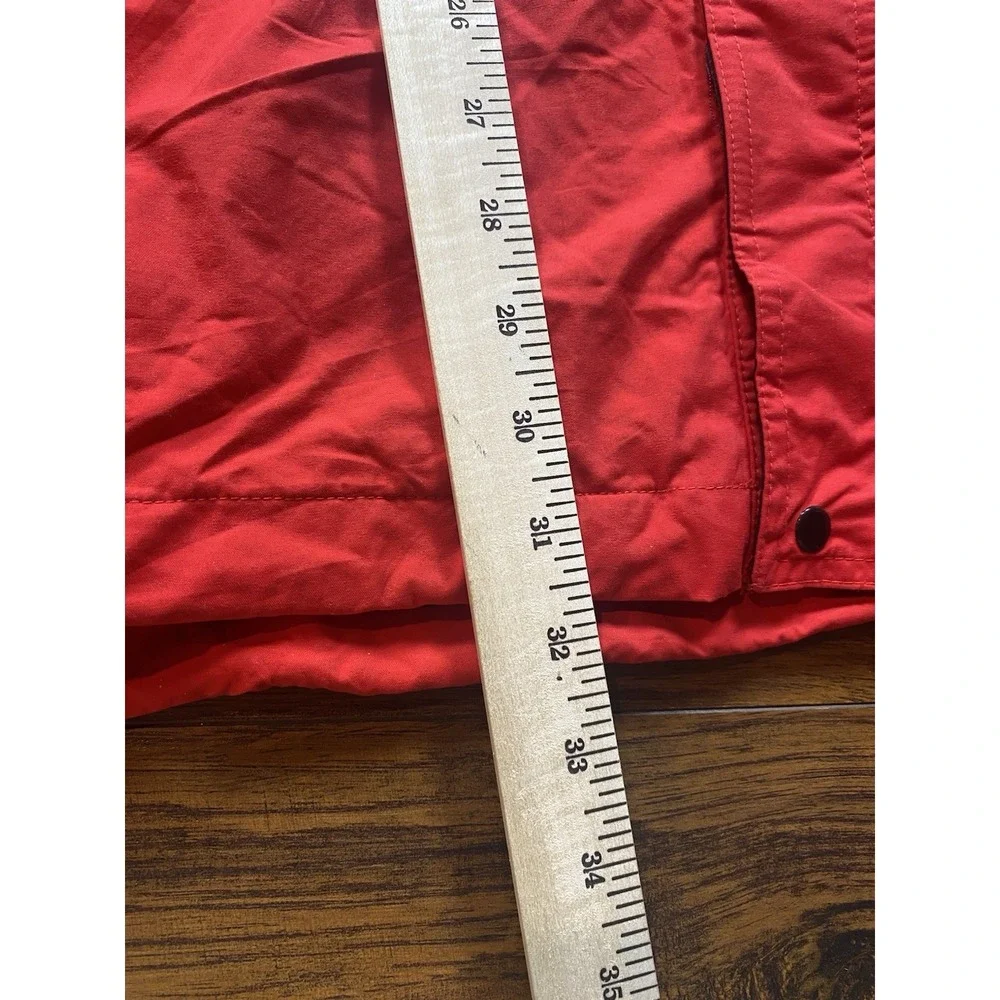 Vintage Marlboro Adventure Team Jacket Mens Large Red Nylon Hooded Parka 90s